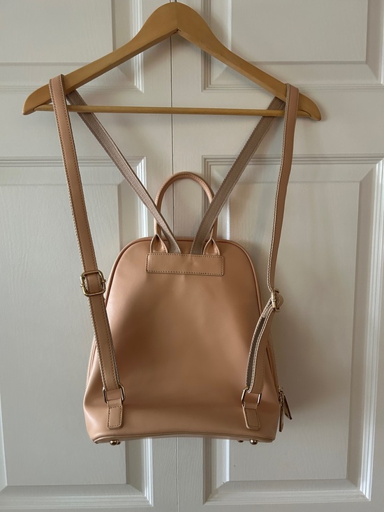 Skye LeFevre Blush Pink Backpack with Gold Accents